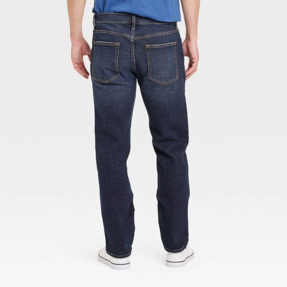 Goodfellow & Co - Men's Slim Straight Fit Jeans - Goodfellow & Co Da Dark Wash - Picture 2 of 3